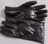 D8830-10. 10" BLACK PVC COATED GLOVE,  INTERLOCK LINING, SMOOTH FINISH. PRICE PER DOZEN.